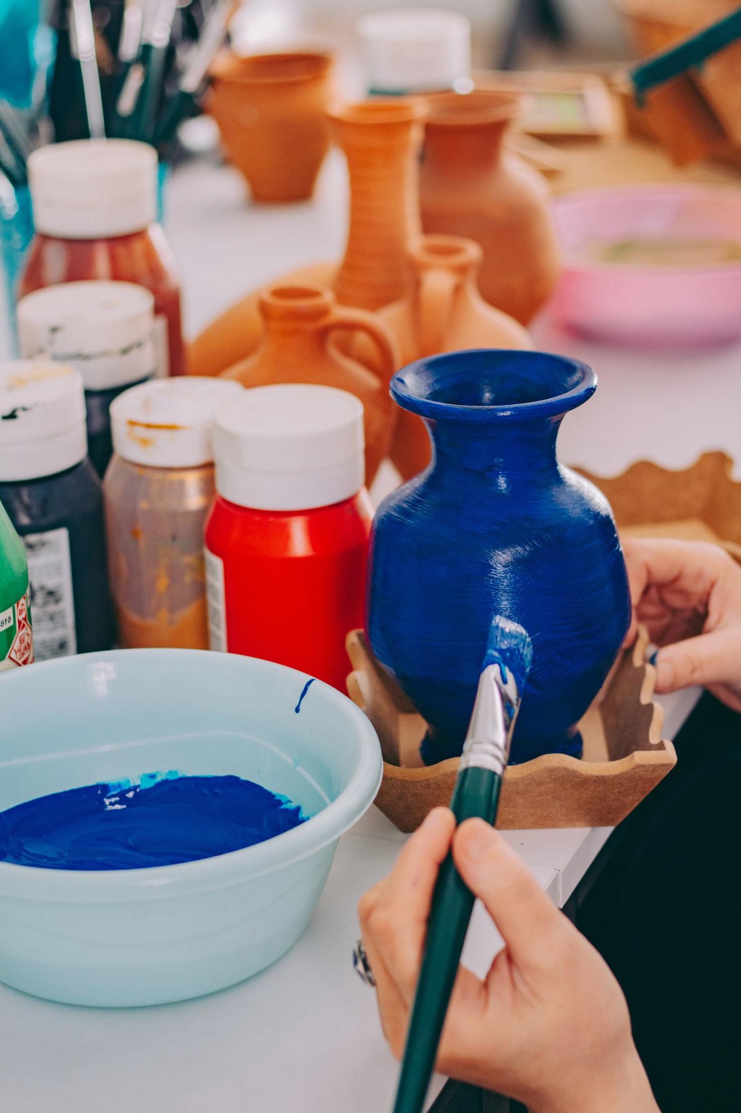 Blue Pottery