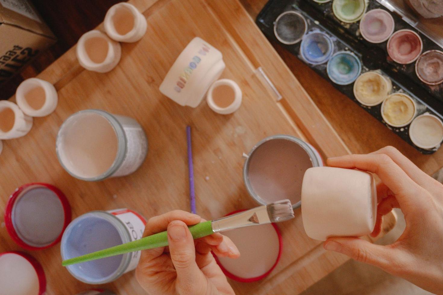 Pastel pottery